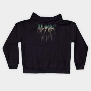 Horror Halloween Lines Kids Hoodie